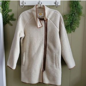 C&C California sherpa coat size large